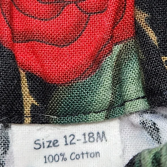 Conscious Children Punk Skirt – Skulls & Roses, Made in USA - Size 12-18 Month - Picture 4 of 7